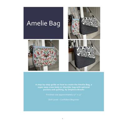 Delphine Brooks' Amelie Travel Bag Instructions