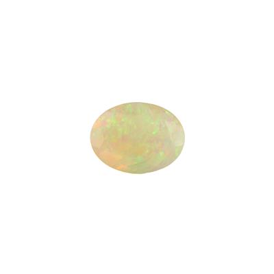 0.65cts Ethiopian Opal Oval Faceted Cabochon