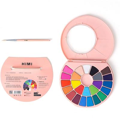 HIMI Solid Painting Set 38 Colours -Pink