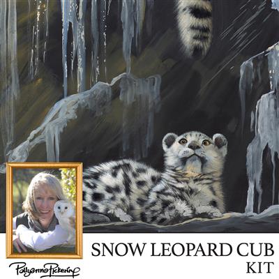 Pollyanna Pickering's Snow Leopard Cub Digital Kit 