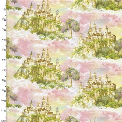 Princess Dreams Castles In The Sky Fabric 0.5m