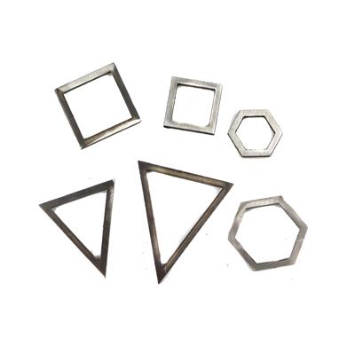 JewelleryMaker Angled Shape Forming Stencils, Set of 6 With Instructions By Claire Macdonald