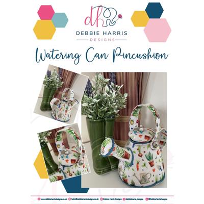 Debbie Harris Designs Watering Can Pin Cushion Instructions