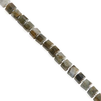 220cts Labradorite Faceted Cushions Approx 9x6mm, 38cm