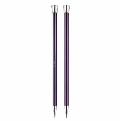 KnitPro Zing Single Pointed Knitting Needles - 10.00mm x 35cm length