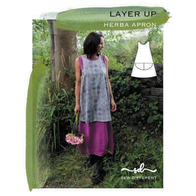Sew Different Layer Up Herba Apron Pattern - Sizes 8-26. Save £5