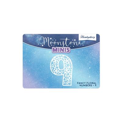 Moonstone Minis - Fancy Floral - Numbers - 9