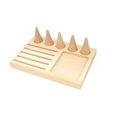 Wooden Jewellery Display Tray, 22x15x2.2cm (1pc)