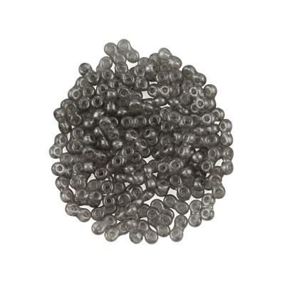 Czech Infinity Beads, Crystal Black Diamond 3x6mm (25g)