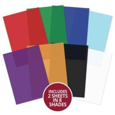 Parchment Essentials - Festive Selection, 16 sheets - 8 colours x 2 of each