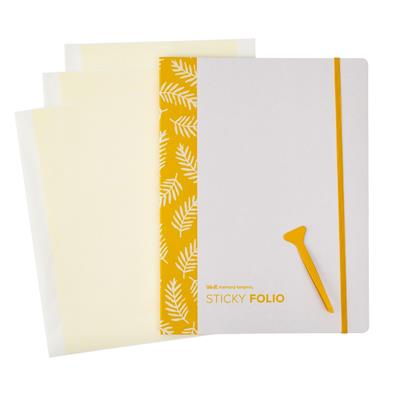 We R Makers New Sticky Folio & 3x Permanent Adhesive Sheets - Yellow
