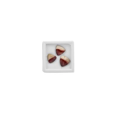 17cts Mookite Cabochon Triangle Approx 12 to 14mm, (Pack of 3)