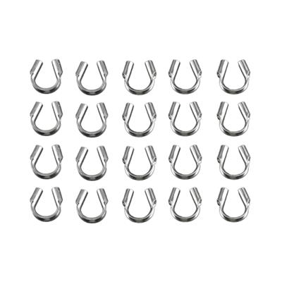925 Sterling Silver Wire End Tips Approx 4mm, Hole Approx. 0.50mm (20pcs)