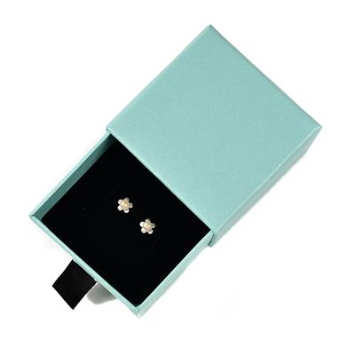 925 Sterling Silver Flower Pearl Stud Earrings, Approx 6mm, With Box