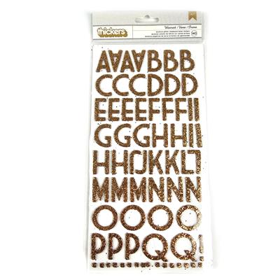 American Crafts - Duotone Glitter Chipboard Letter Stickers, Pack of 140pcs , Should Be £7.99