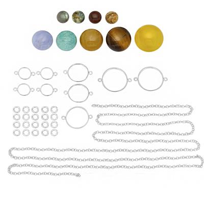 Planet Longline Necklace Kit (925 Silver)