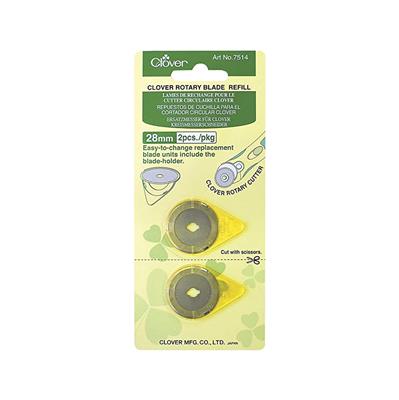 Clover Rotary Blades Refill Pack 28mm x 2