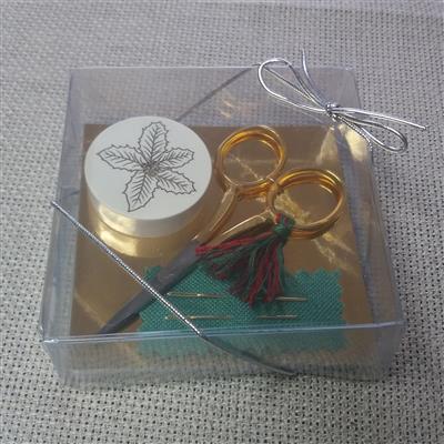 The Cross Stitch Guild Scissor and Holly Needle Token Set