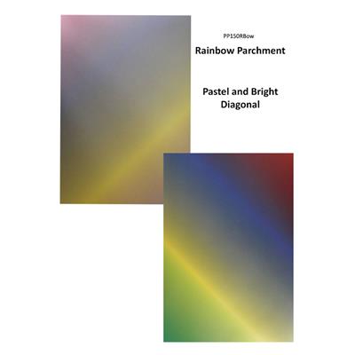 ParchCraft Australia - A4 Rainbow Parchment - 5 Bright & 5 Pale