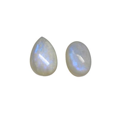 50cts Rainbow Moonstone 21x15 to 30x18mm Cabochon