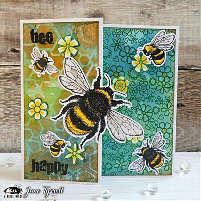 Visible Image Bee Happy Co-ordinating Dies