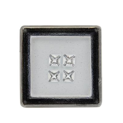 0.80cts Petalite Square Princess Approx 4mm Pack of 4 (N)