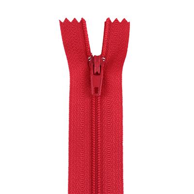 Concealed Nylon 4mm Close End Zip Hot Pink 22cm (9")