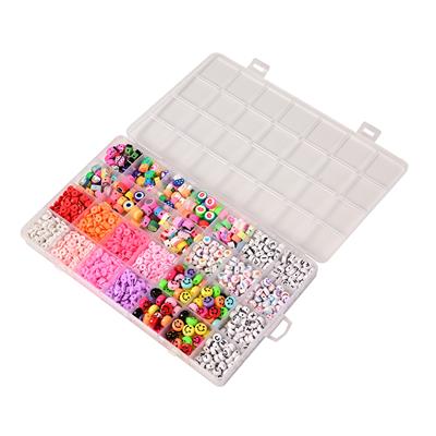 Pink and Purple Tone Heshi’s with Heshi Charms and Letters, 28 compartments With Downloadable Instructions By Linda Brumwell