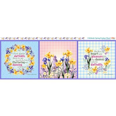 Amber Makes Celebrate Spring Feature Fabric Panel (140 x 53cm)