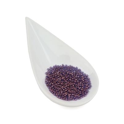 Miyuki Violet Gold Lustre Seed Beads 11/0 (approx 24GM/TB)