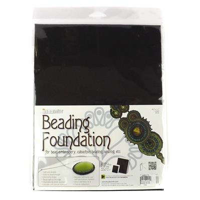 Large Black Beading Foundation 8.5x11
