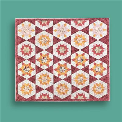 Tim Holtz Vintage Red Quilt 198 x 213cm