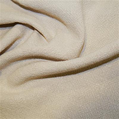 Stone Washed Linen Blend Cream Fabric Bundle (3.5m)