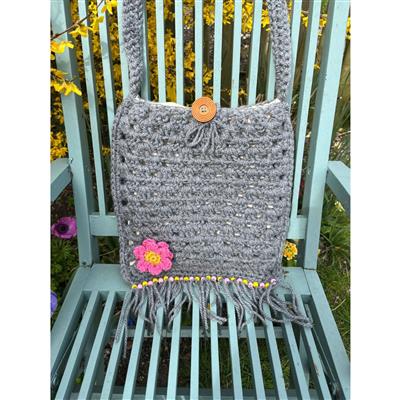 Adventures in Crafting Carnation Step Into Springtime Crochet Bag Kit