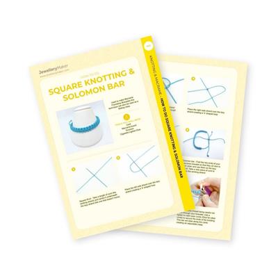 Introduction to Knotting: How to do Square Knotting & Solomon Bar Downloadable PDF