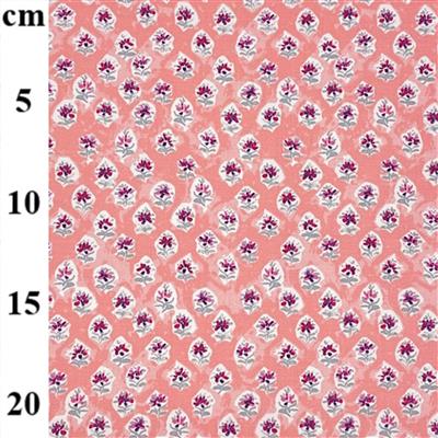 Ditsy Posey Coral Fabric 0.5m