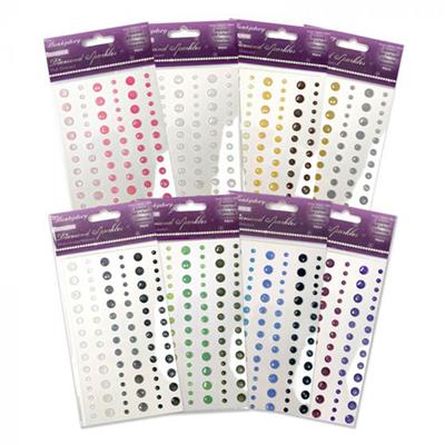 Diamond Sparkle Shimmer Gemstones - Contains 8 packs, over 650 gemstones! Usual £19.92