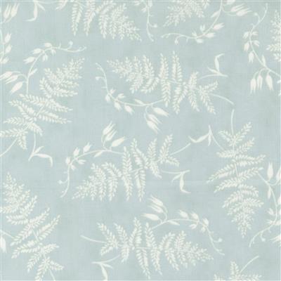 Moda 3 Sisters Honeybloom Collection Vintage Leaves and Petals Water Fabric 0.5m