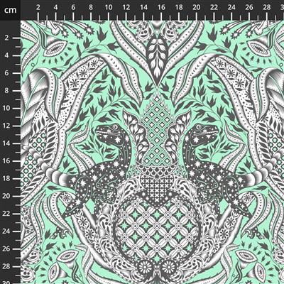 Tula Pink ROAR! Collection Gift Rapt Mint Fabric 0.5m