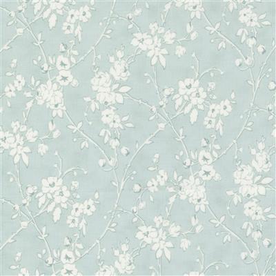 Moda 3 Sisters Honeybloom Collection Vintage Rose Bush Water Fabric 0.5m