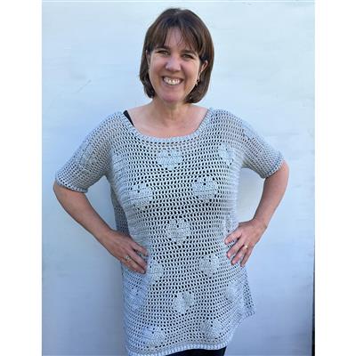 Adventures in Crafting Silver Love Is All Around Crochet Top Kit. Save 20%
