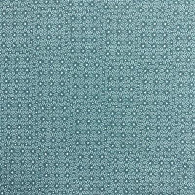 Lynette Anderson Botanicals Collection Petals Himalayan Blue Fabric 0.5m