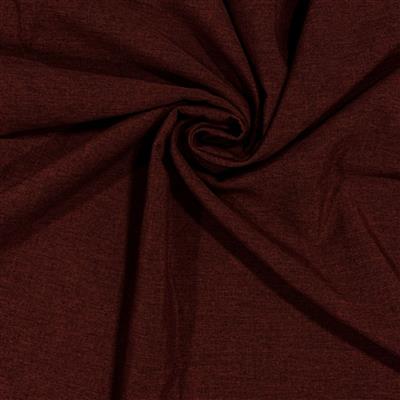 Water-Resistant Polyester Burgundy Fabric 0.5m