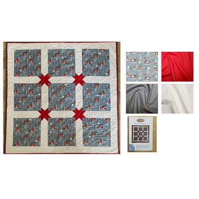 Victoria Carringtons Winter Woodland Lap Quilt: Instructions & Fabric (3.5m) - Stags