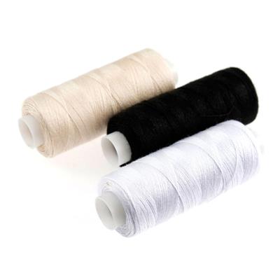 Sewing Thread Black, White & Cream 3 x 300m  