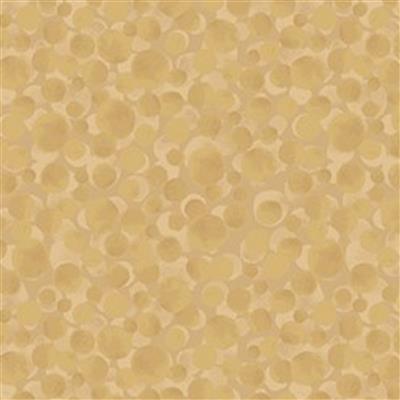 Lewis & Irene Bumbleberries Gold Metallic Fabric 0.5m