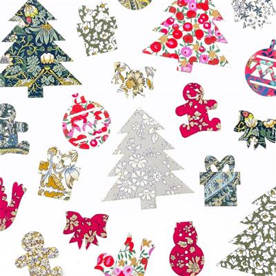 Alice Caroline Christmas Pre Cut Liberty Fabric Shapes