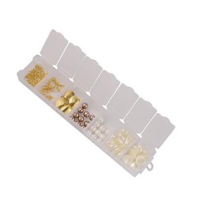 Shell Pearl Kits in Plastic Box with Gold Plated Base Metal Findings With Downloadable Instructions By Carol Vickers
