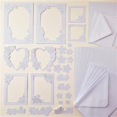 Cherished Moments Template Card Pack White