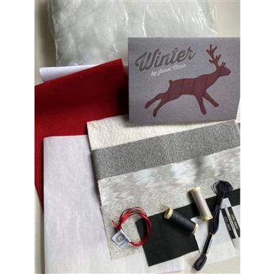 Janet Clare Winter Project Bundle - Contains: Book, Fabric & Trims